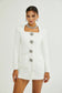 Vivi white blazer mini dress