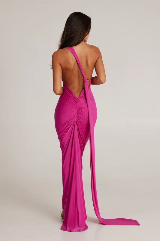 Eloise backless maxi dress