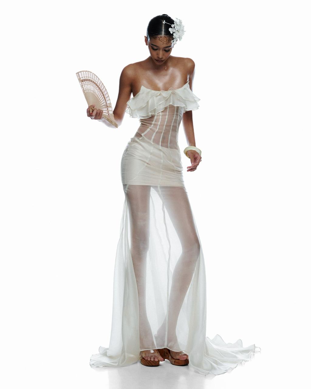 Akiko Maxi dress White