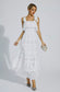 Milena white maxi dress