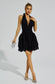 Landry black mini dress