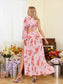 Mia floral cutout maxi dress