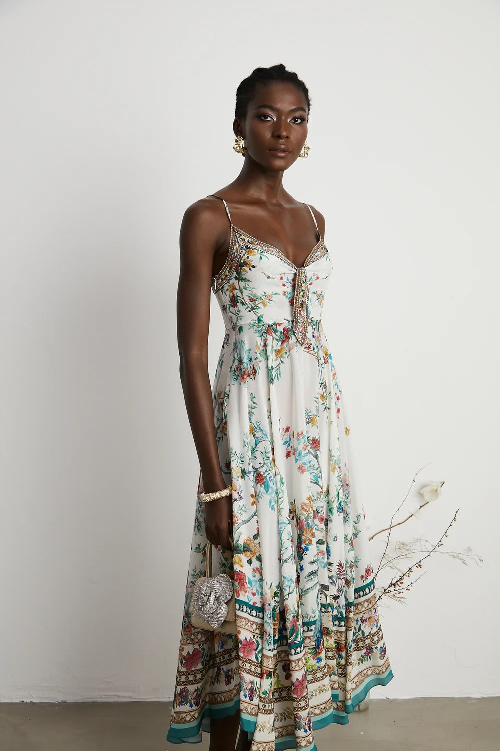 Philippine floral maxi dress