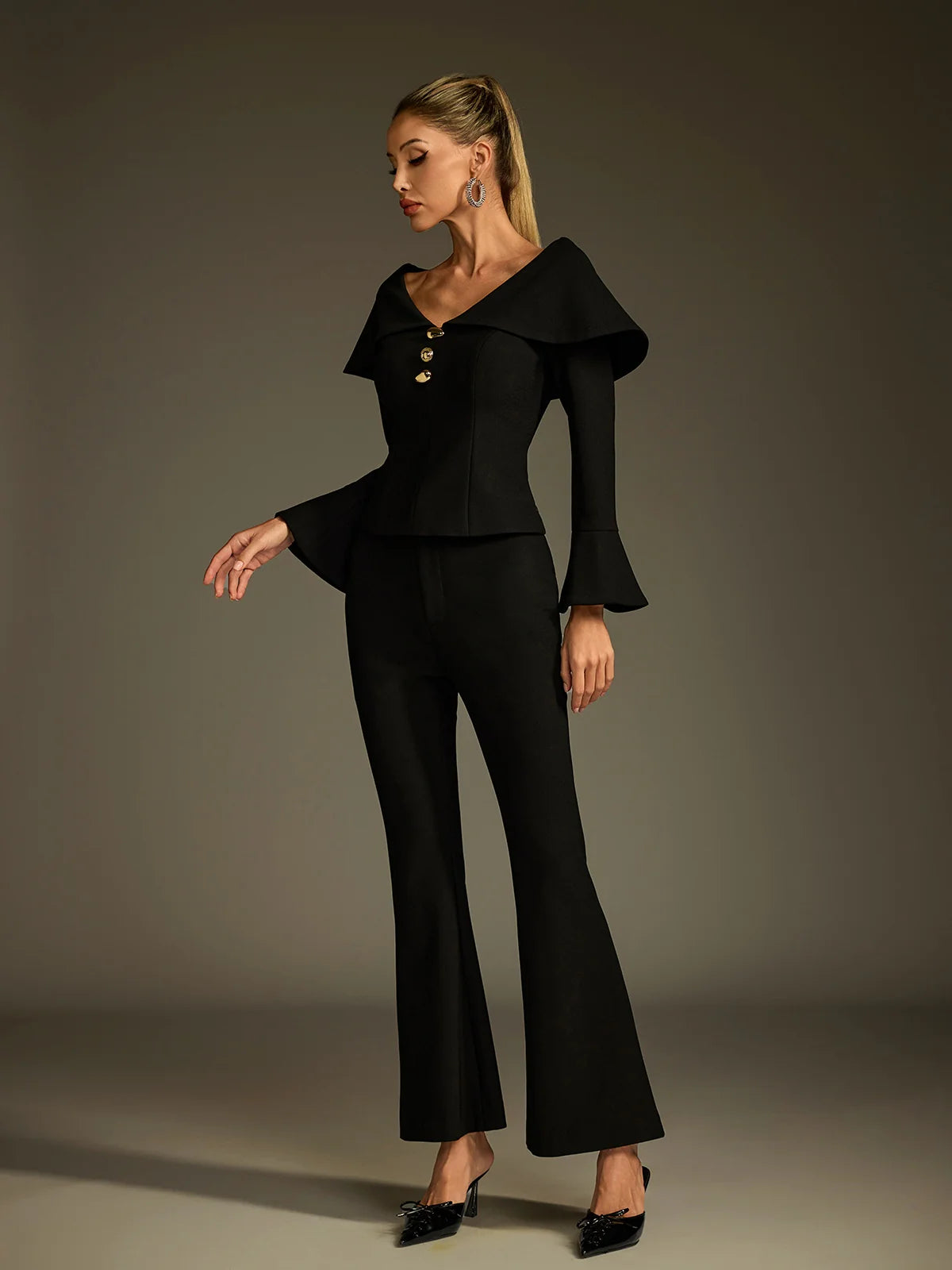 Eloise Off Shoulder Pant Set