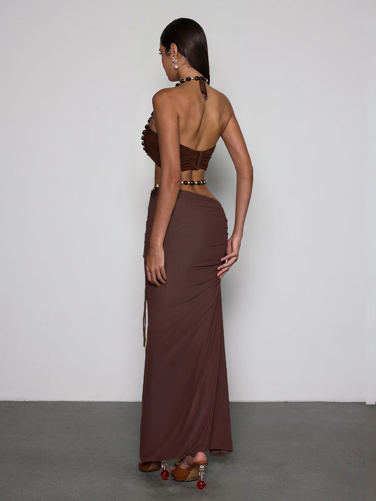 Amara Beaded Maxi Set