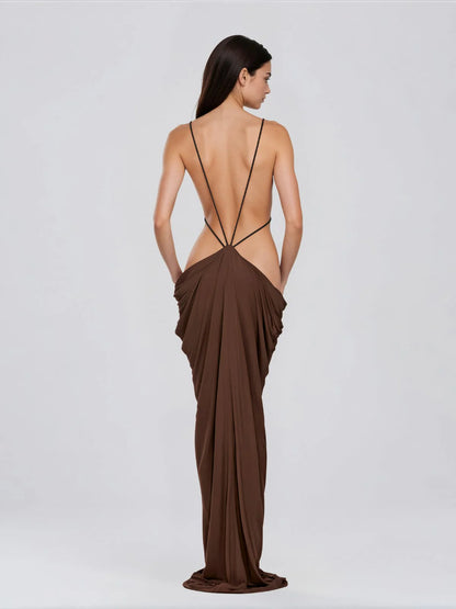 Seraphine Open-Back Gown