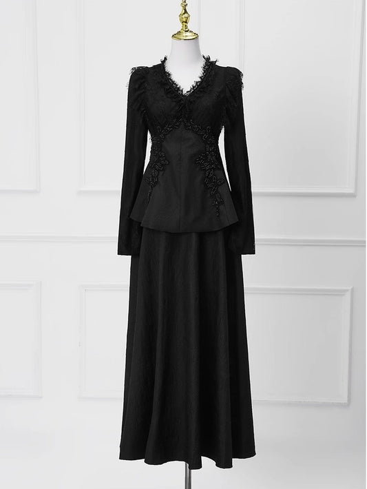 Aveline Lace Two-Piece Set