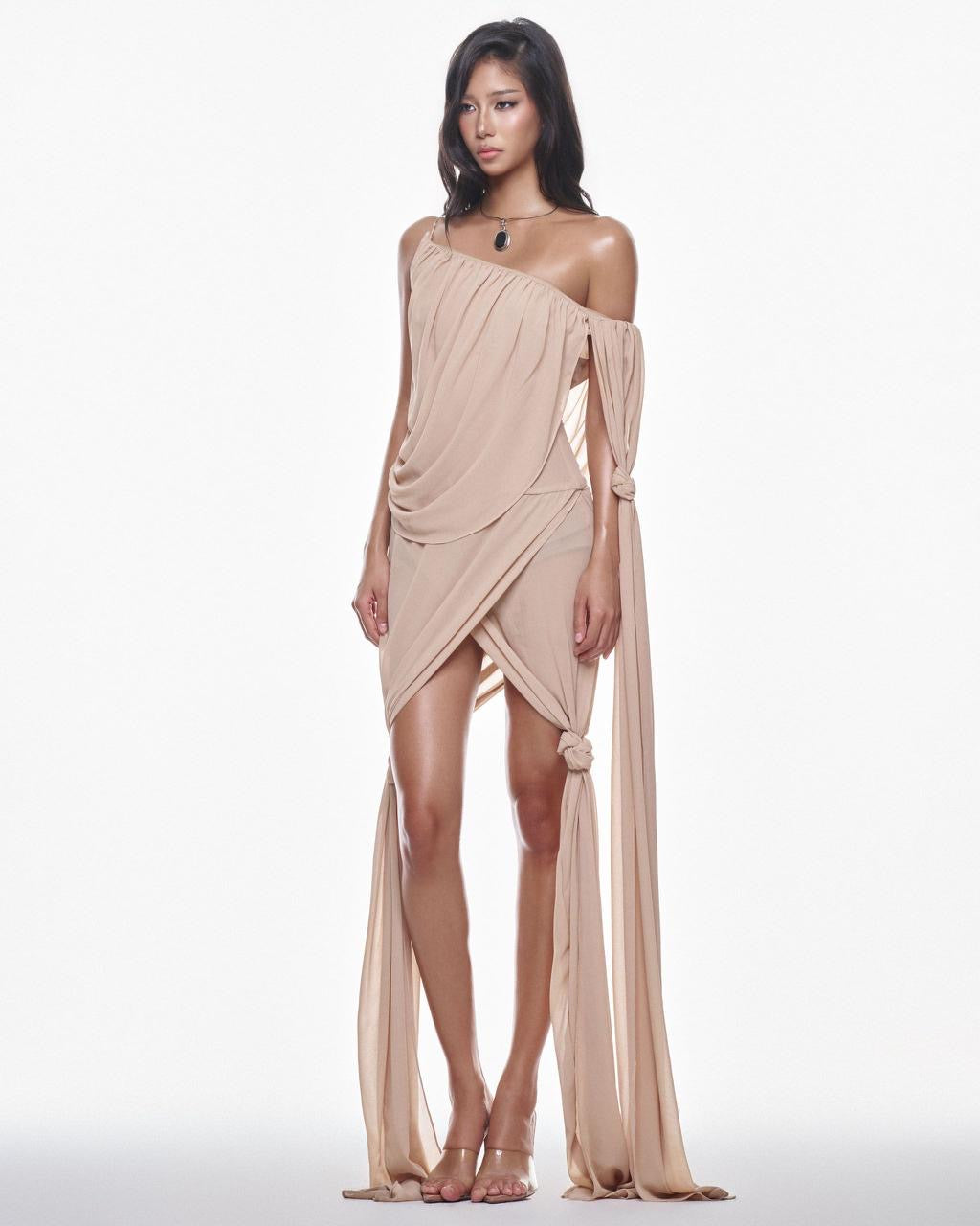 Vanessa  Dress Beige