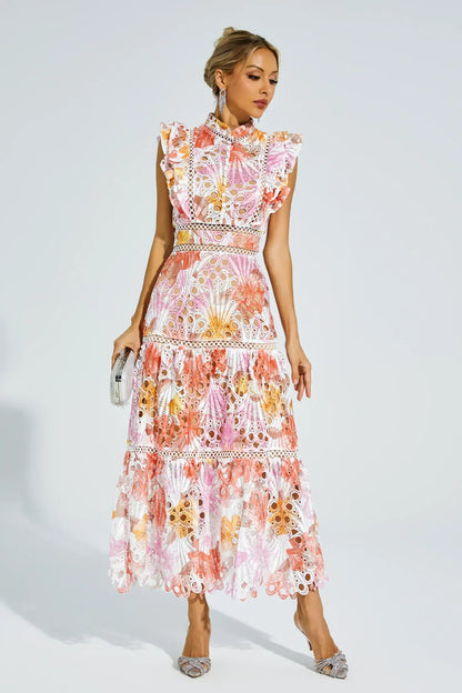 Ayleen floral midi dress