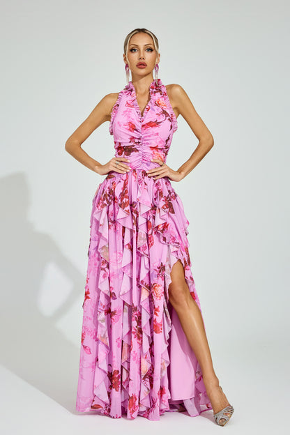 Riviera Bloom Maxi Dress