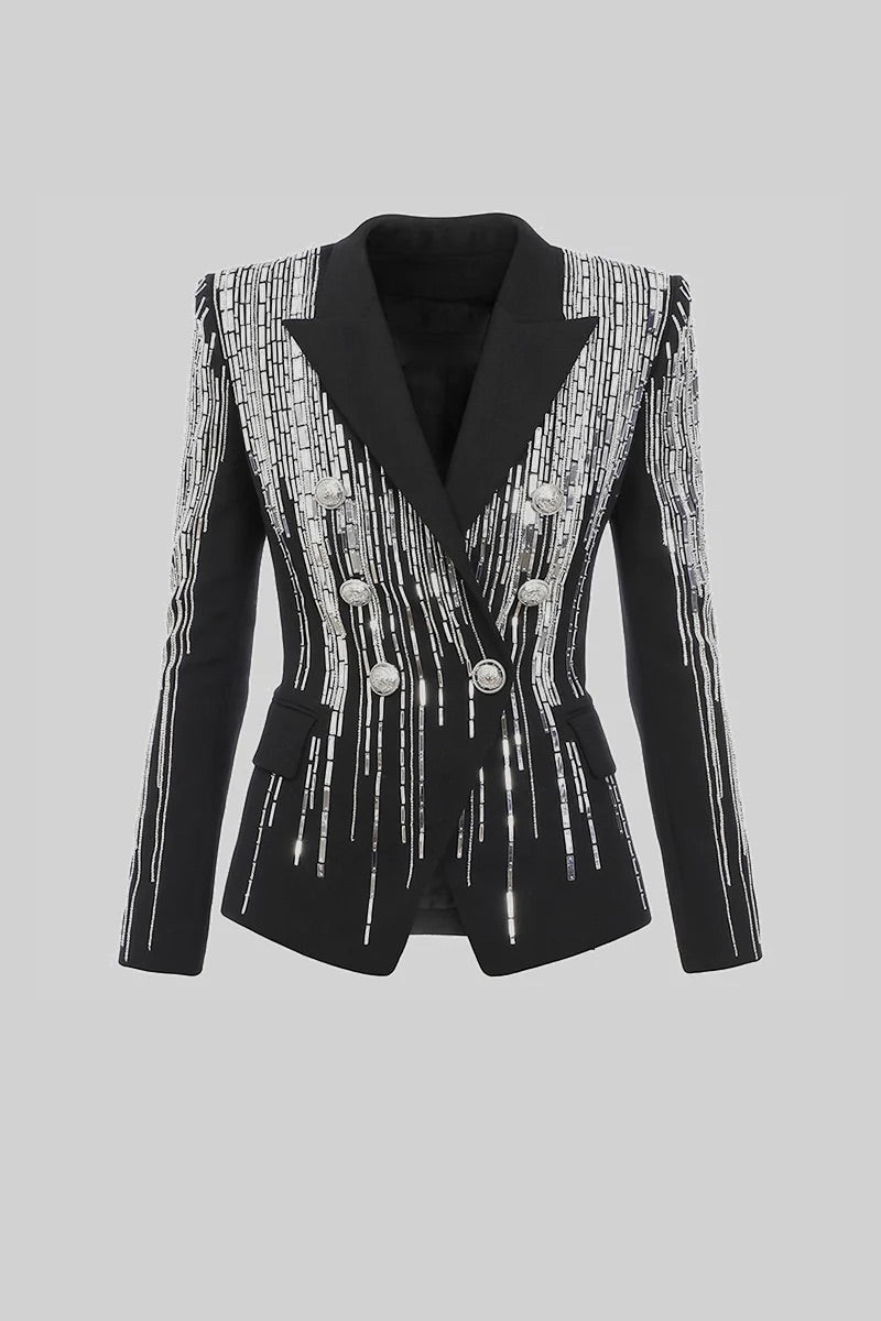 Black rhinestone suit (8284788490478)