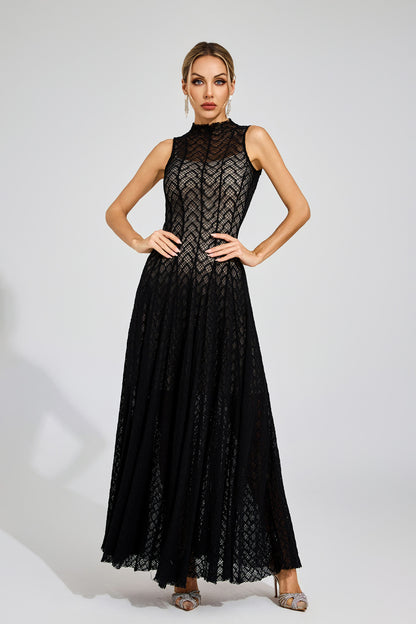 Margot Lace Illusion Gown