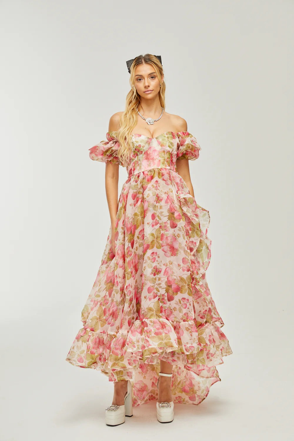 Genevieve floral maxi dress