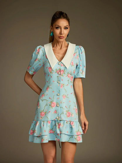 Rosemary Garden Collar Dress