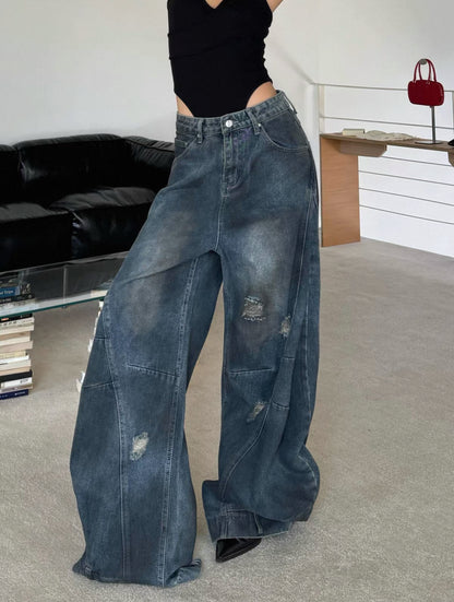 Akari Volume Denim Pants