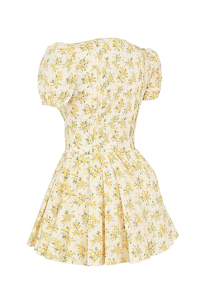 Lilou Puff Sleeve Tulle Mini Dress