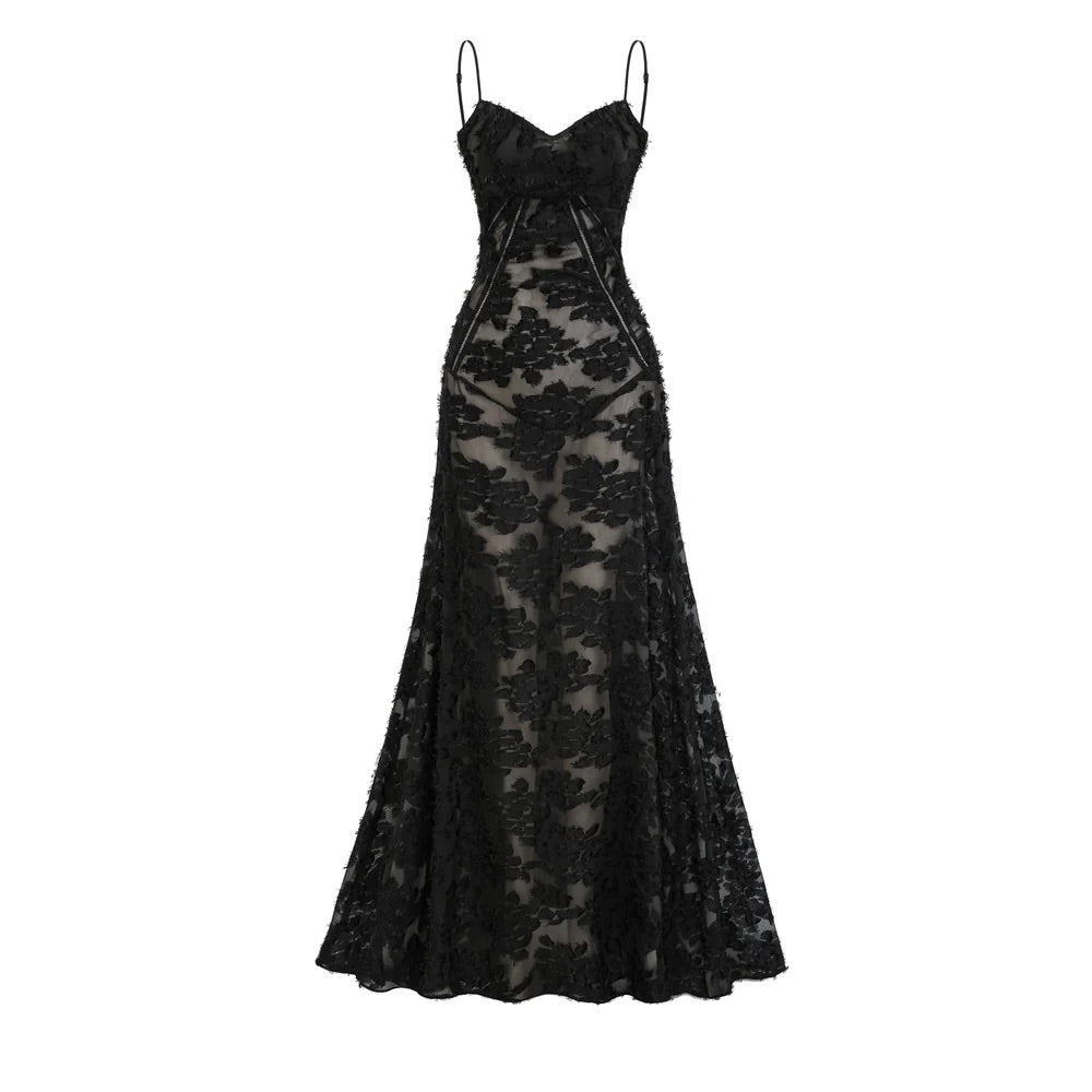 Lena lace maxi dress