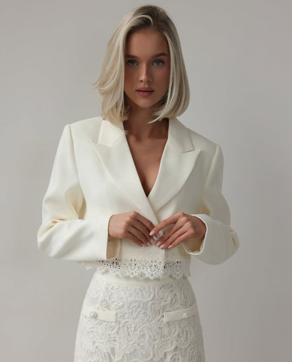 Élodie Lace Skirt Set