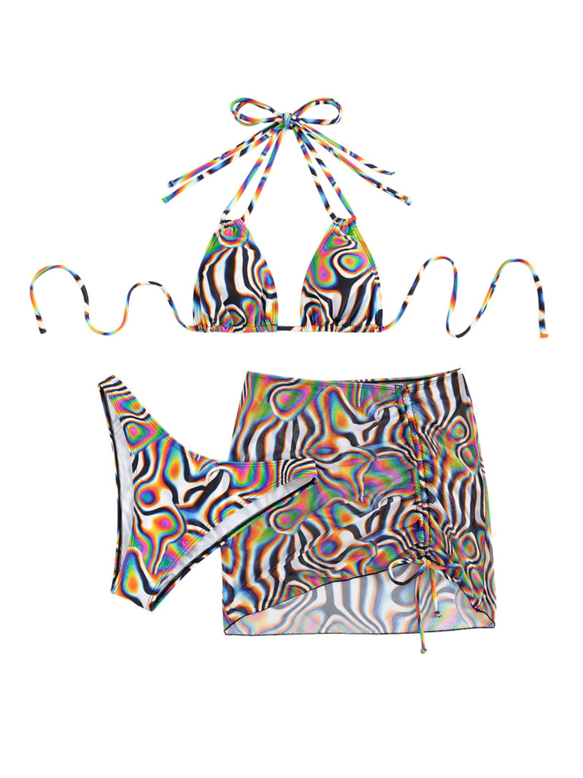 Zana three piece bikini set (8316666577134)