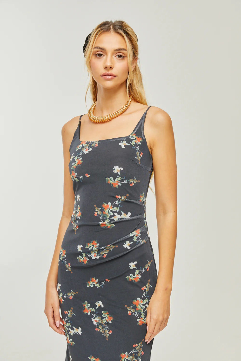 Renee floral midi dress