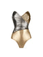 Metallic colors swimwear set