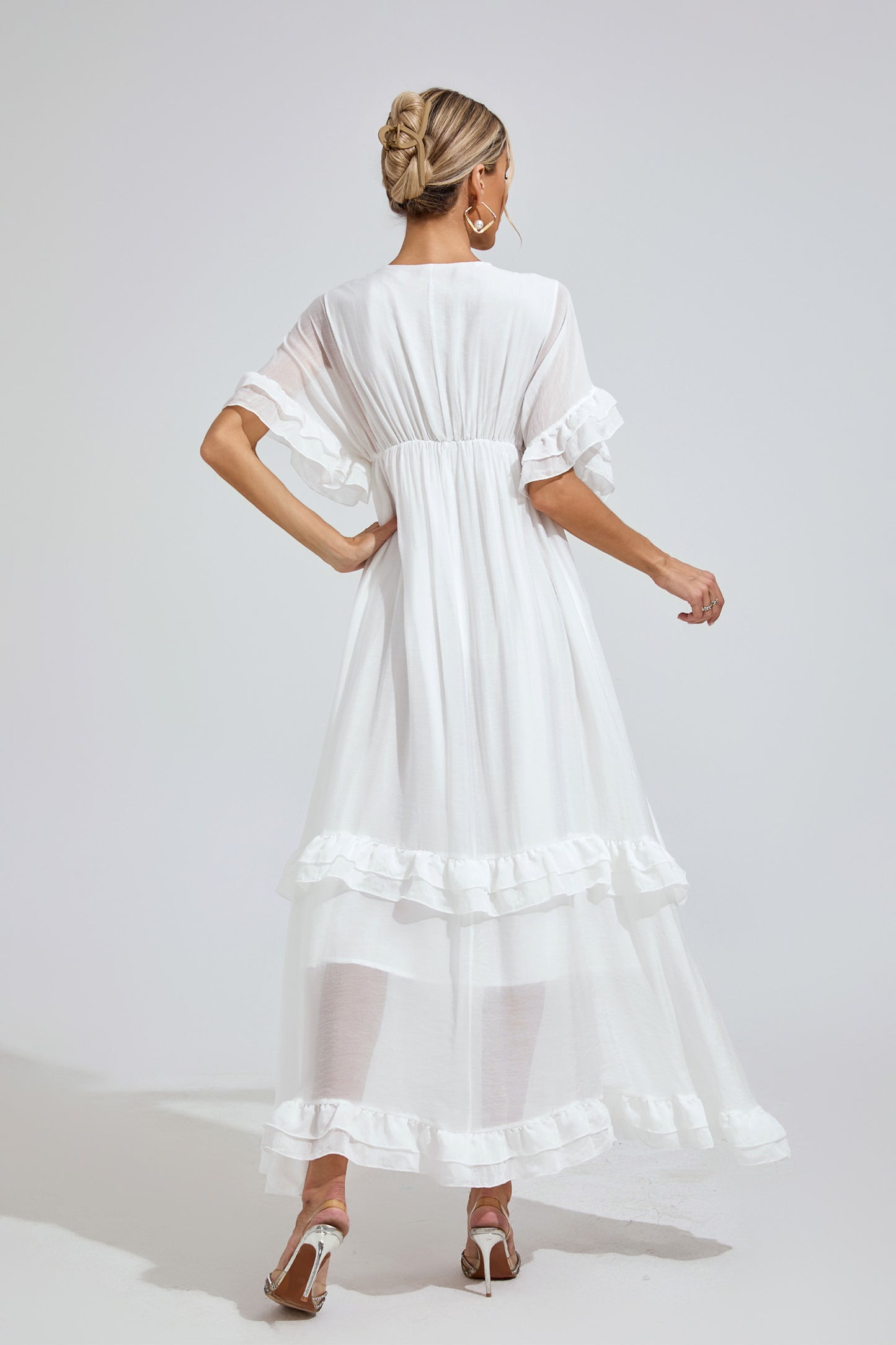 Elysia Mandarin Floral Dress