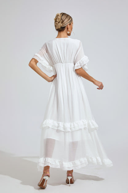 Elysia Mandarin Floral Dress