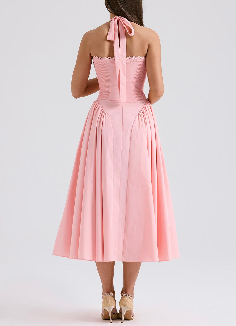 Adabella pink midi dress