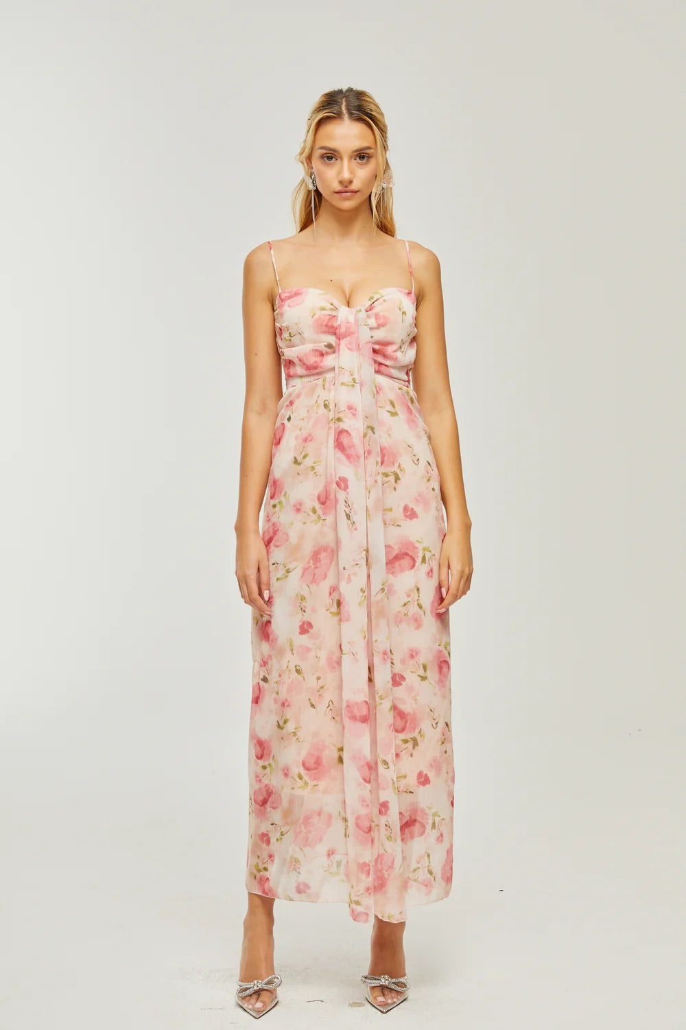 Sylvie floral maxi dress