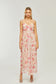 Sylvie floral maxi dress