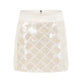 Sequined mini skirt