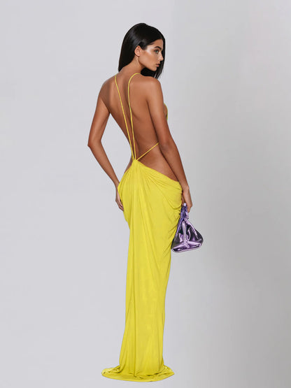 Seraphine Open-Back Gown