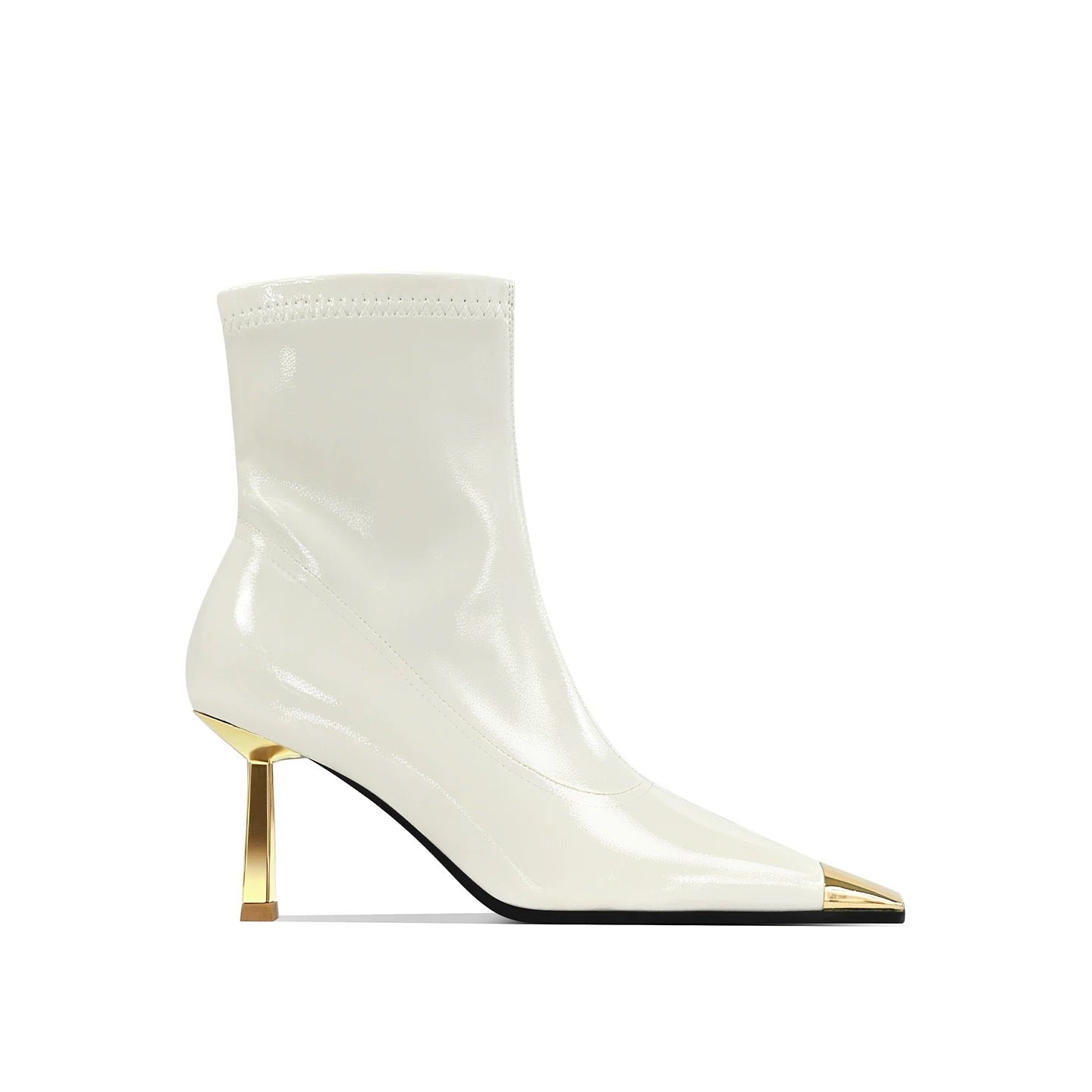 Colette Pointed Patent Boots