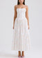 Ysabella White maxi dressi