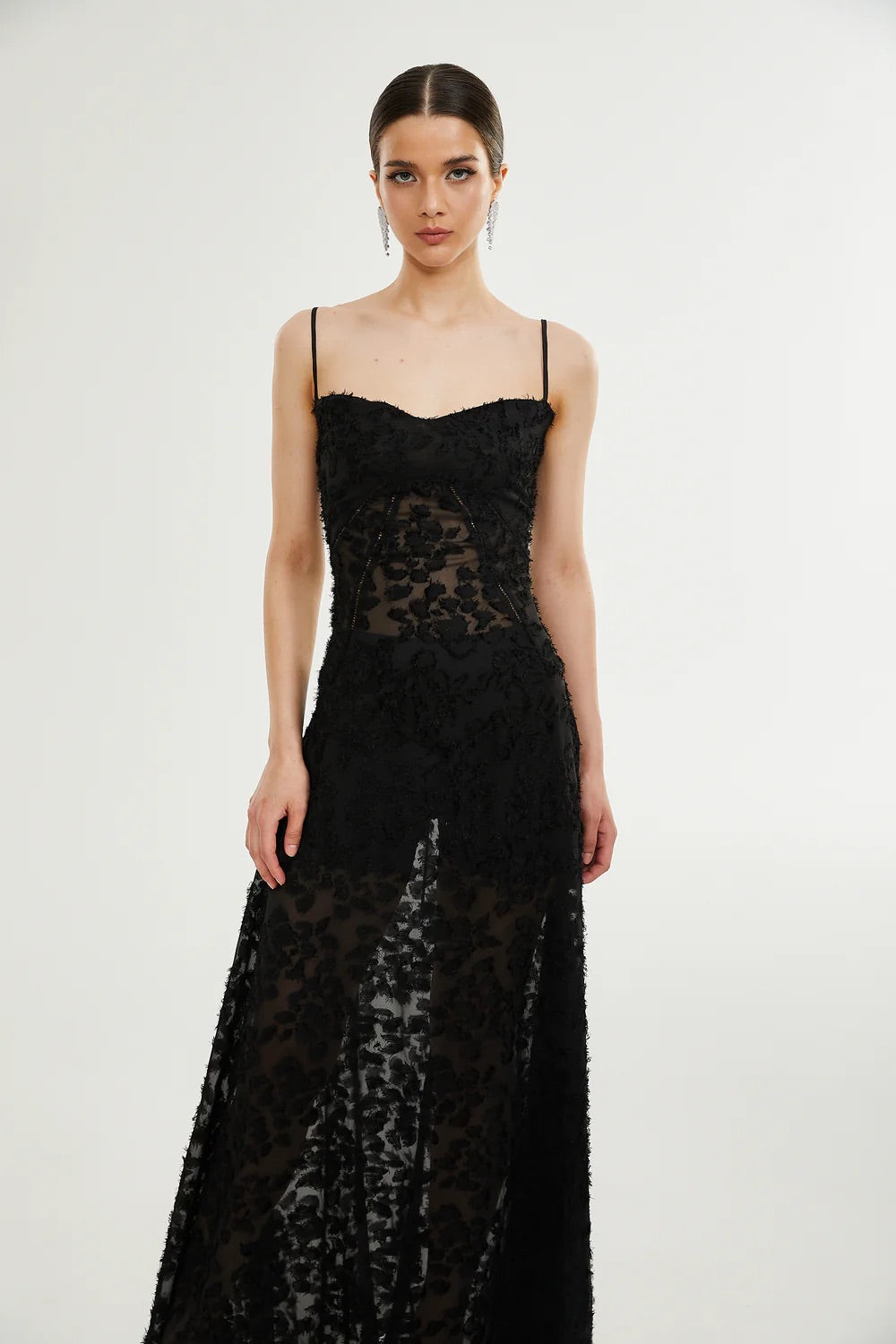 Lena lace maxi dress