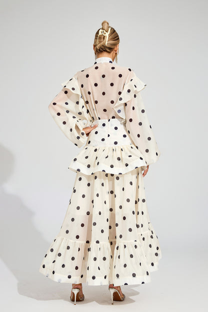 Colette Polka Dot Ruffle Set