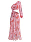 Mia floral cutout maxi dress