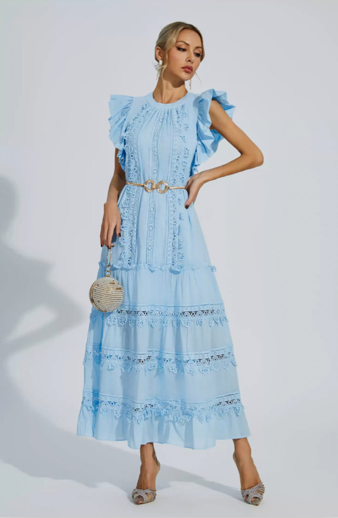 Treasure blue maxi dress