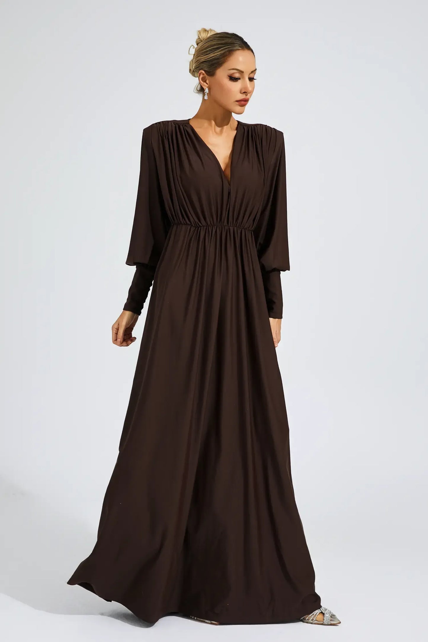 Annabel Brown maxi dress