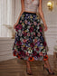 Amory flower Maxi skirt