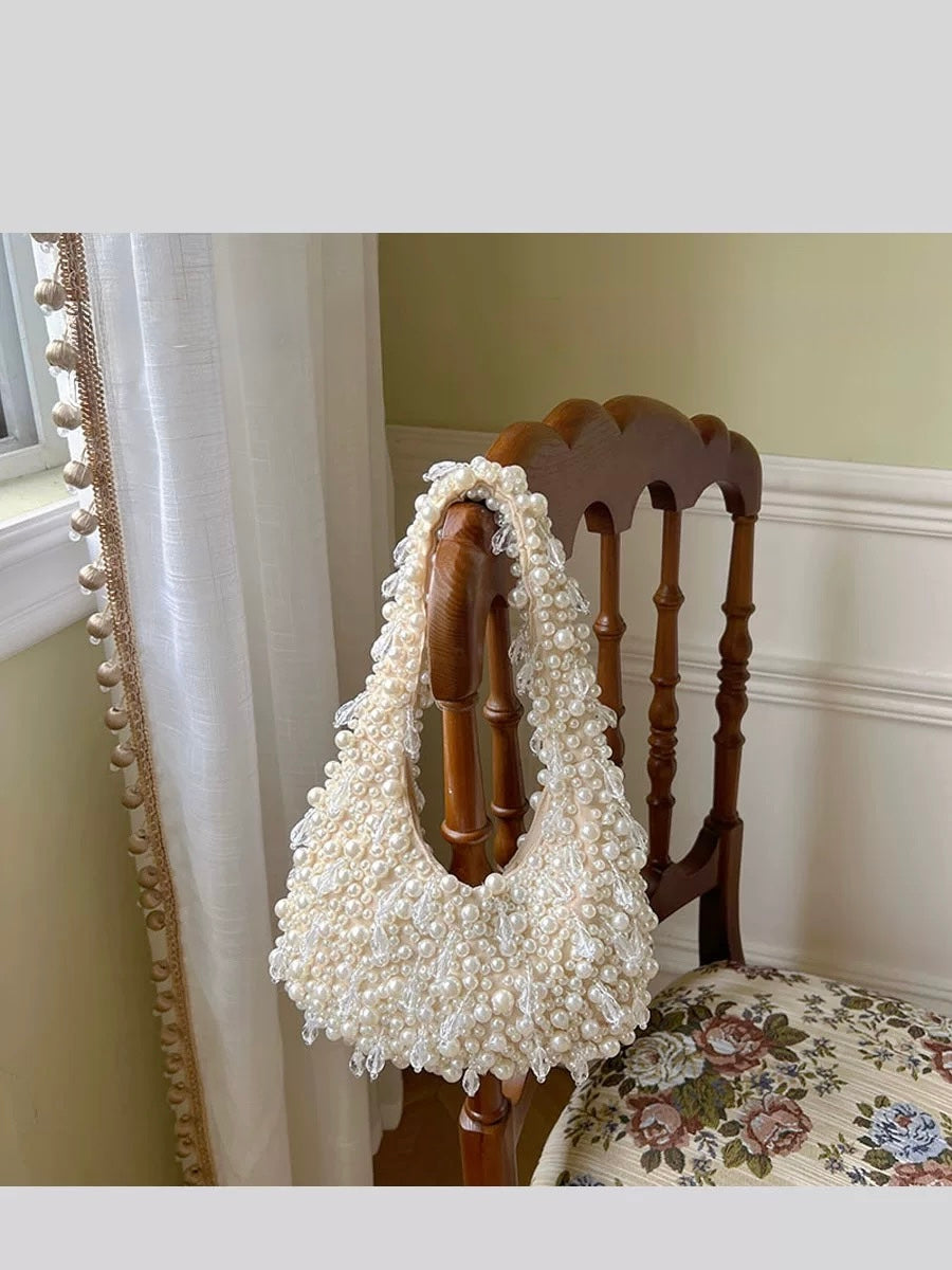 Bijou Pearl Bead Shoulder Ba