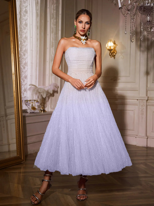 Lueur Purple Tulle Dress