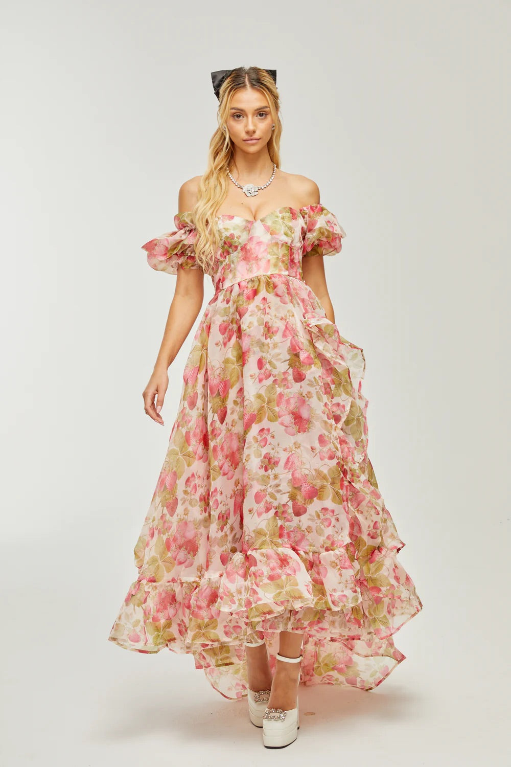 Genevieve floral maxi dress