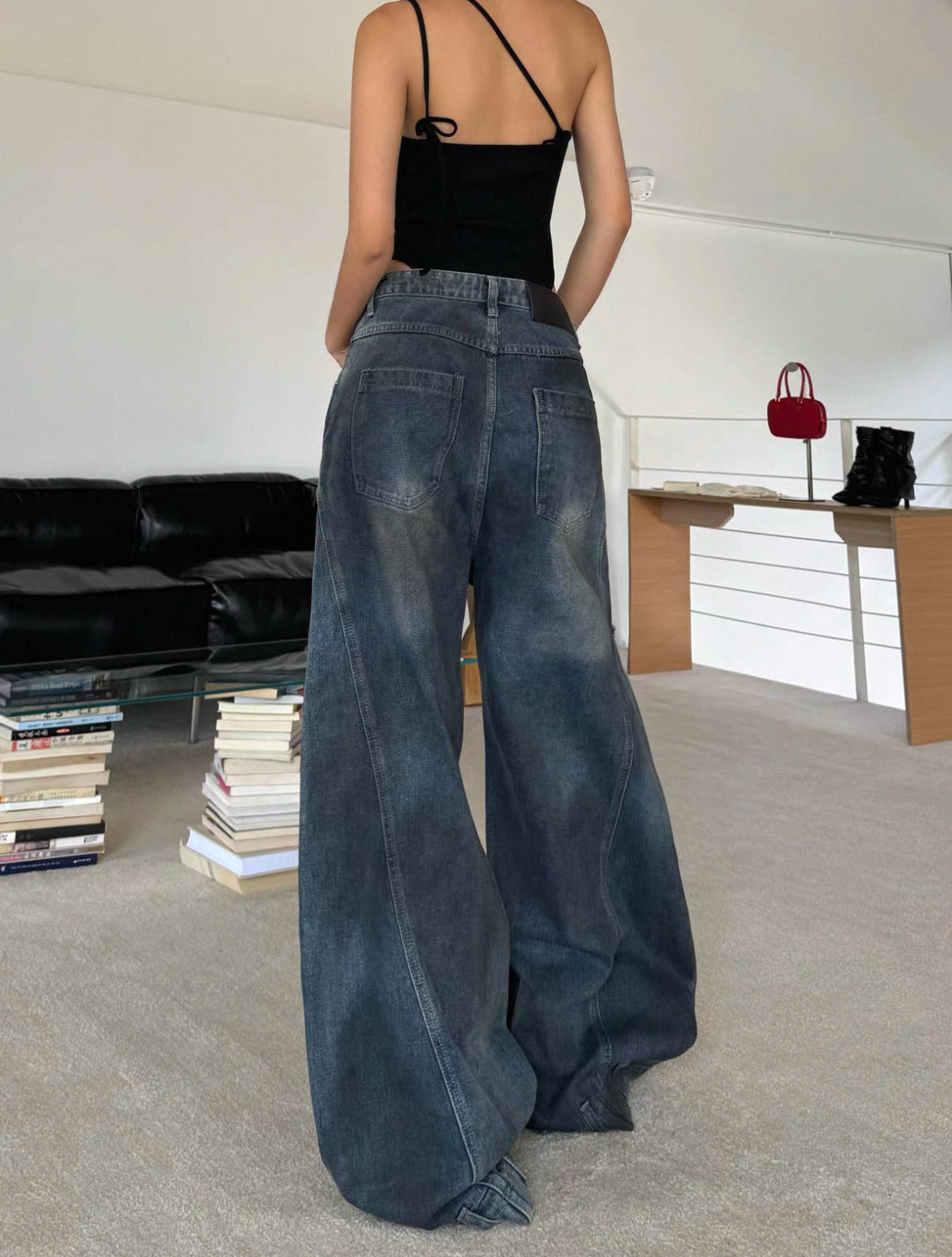 Akari Volume Denim Pants