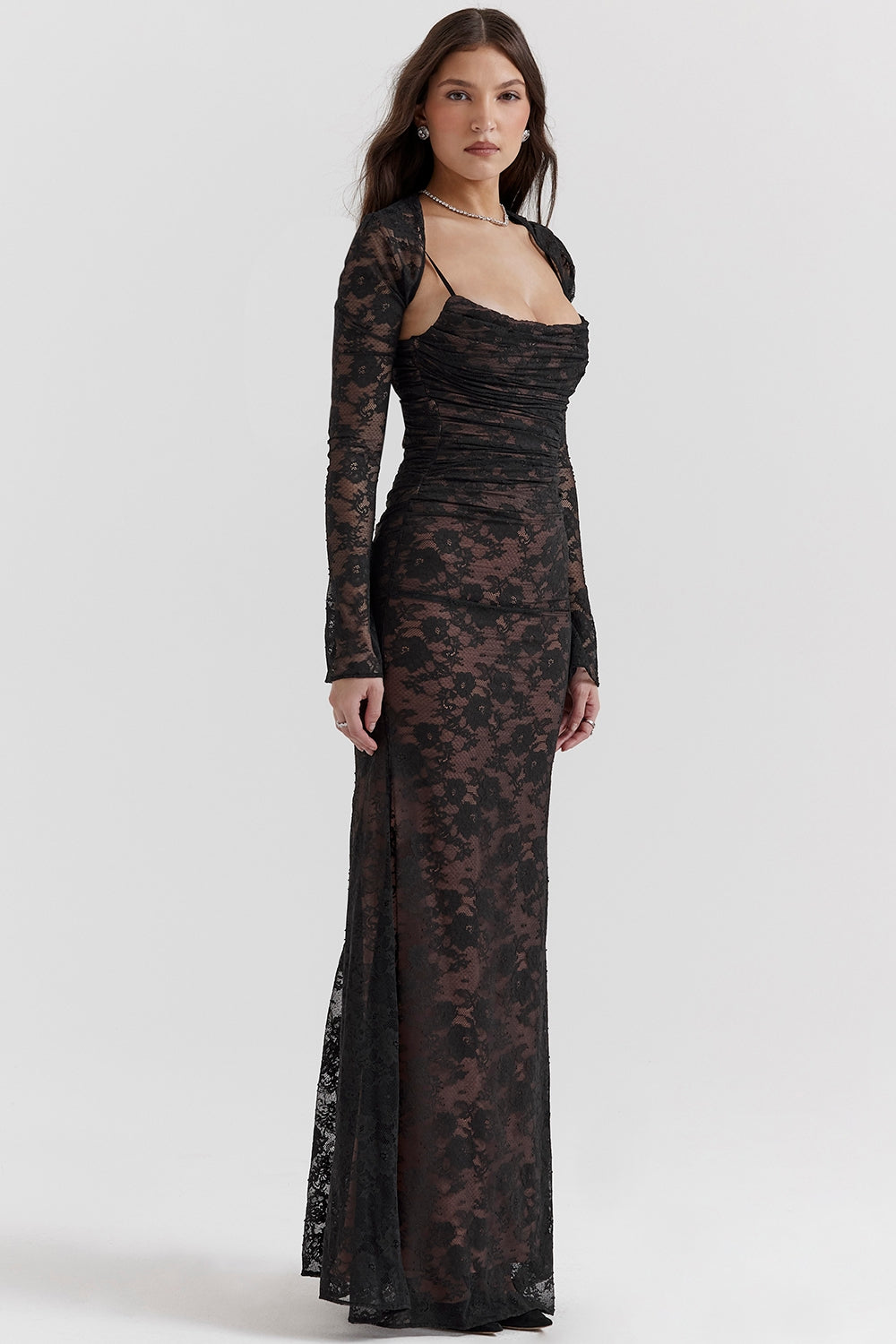 Celi Lace Maxi Dress