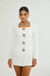 Vivi white blazer mini dress