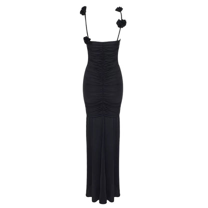 Isla Flower Petal Strap Gown
