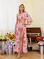 Mia floral cutout maxi dress