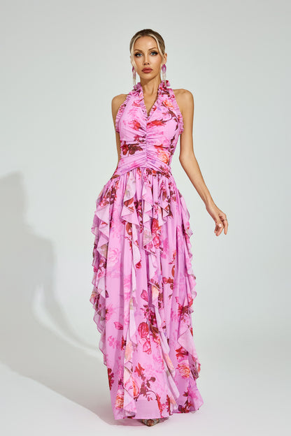 Riviera Bloom Maxi Dress