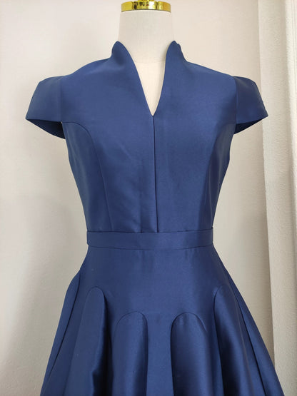 Renée Vintage Pleated Midi Dress